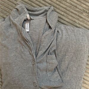 SKIMS Gray Pajama Set